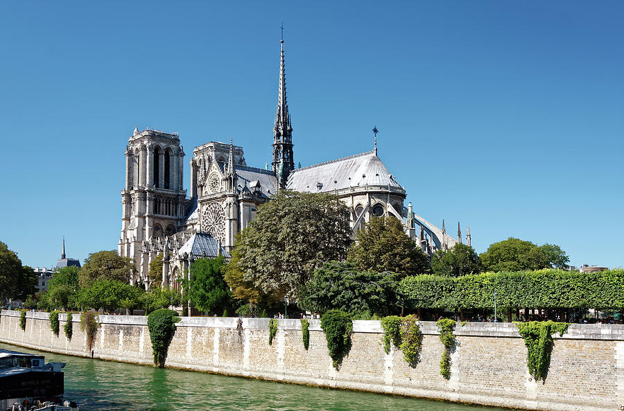 Notre Dame River View Photograph by Sally Weigand - Fine Art America