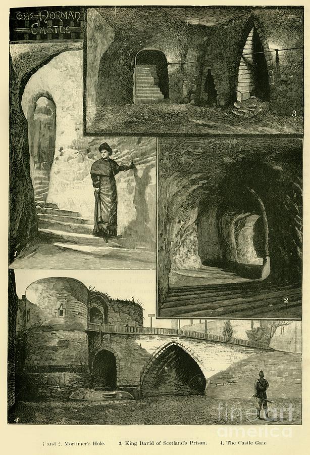 Nottingham Castle Drawing by Print Collector