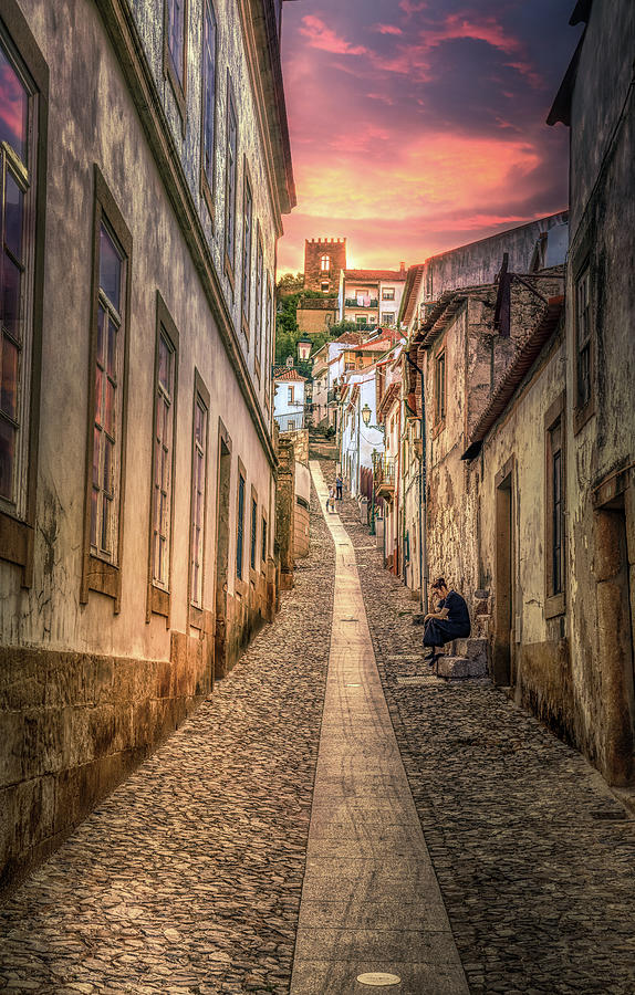 Nova Street Castelo Branco Photograph by Micah Offman