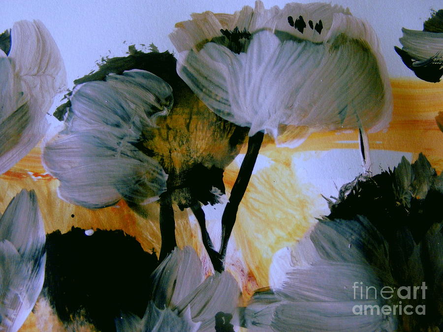 November Flowers 2 Painting by Nancy Kane Chapman
