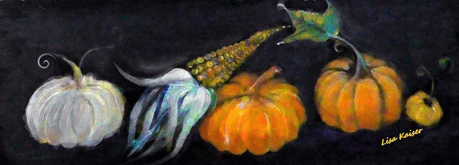 November Fruit Digital Art by Lisa Kaiser