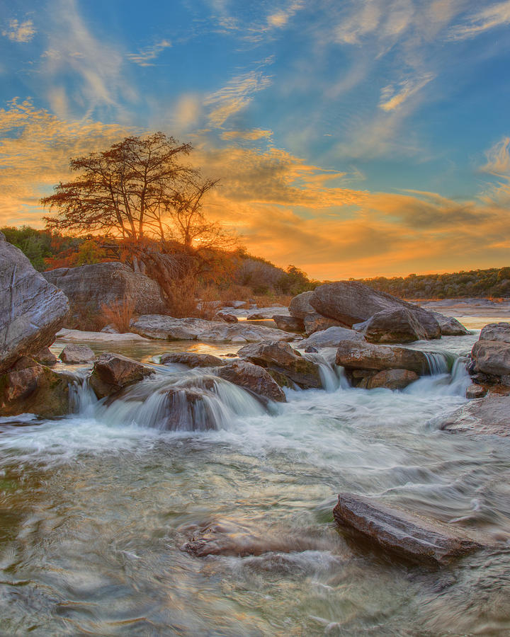 November Sunset in the Texas Hill Country 1115-1 Photograph by Rob ...