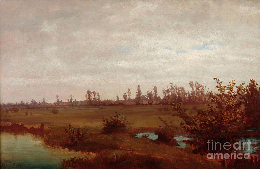 November Swamps On The Sile Drawing by Heritage Images
