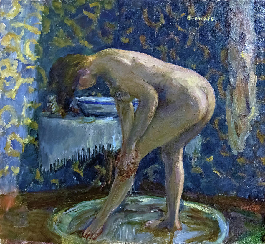 Nu au tub - Digital Remastered Edition Painting by Pierre Bonnard