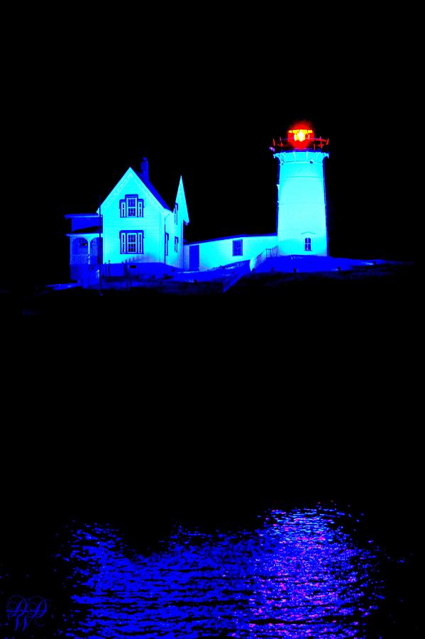 Nubble Light Autism Awareness April Photograph by Deborah Dorey-Wilson ...