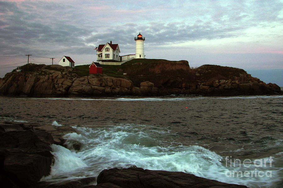 Nubble Light Photograph - Nubble Light by Scott D Welch Nubble Light Photograph - Nubble Light by Scott D Welch