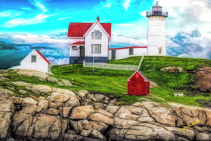 Nubble light York Maine. by Rusty R Smith Nubble light York Maine. by Rusty R Smith