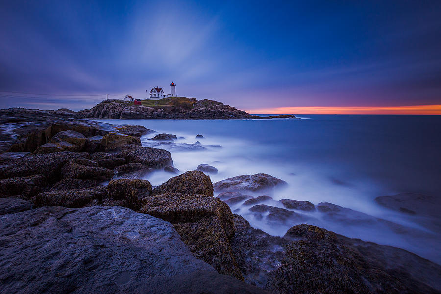 Nubble Point Lighthouse - York Maine Photograph by Toby Harriman