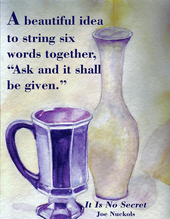Quotes Painting - The Promise by Terry Nuckols Quotes Painting - The Promise by Terry Nuckols