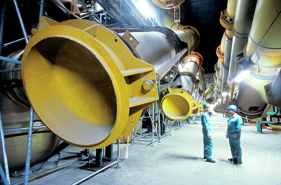 Nuclear Fuel Production Photograph by Patrick Landmann/science Photo Library