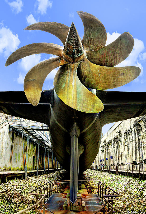 Nuclear Submarine Propeller - Narrow Photograph by Weston Westmoreland