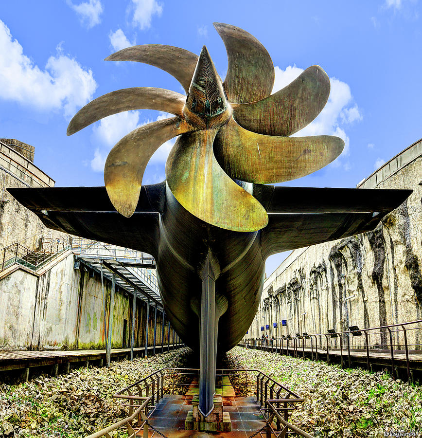 Nuclear Submarine Propeller Photograph by Weston Westmoreland