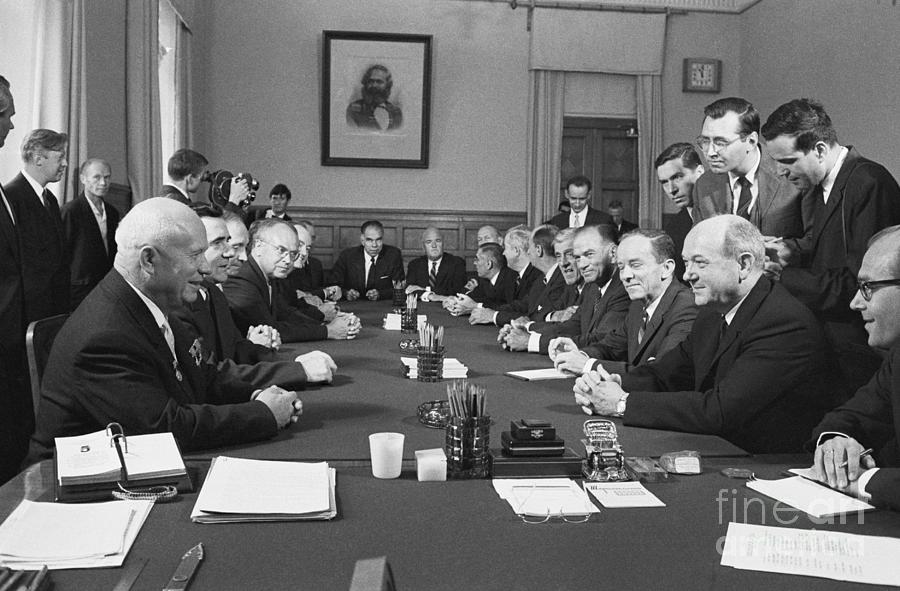 Nuclear Treaty Signing In Moscow Photograph by Bettmann