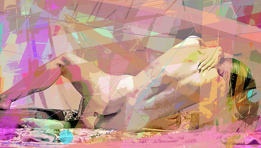 NUDE BACK STUDY RECLINING by David Lloyd Glover NUDE BACK STUDY RECLINING by David Lloyd Glover