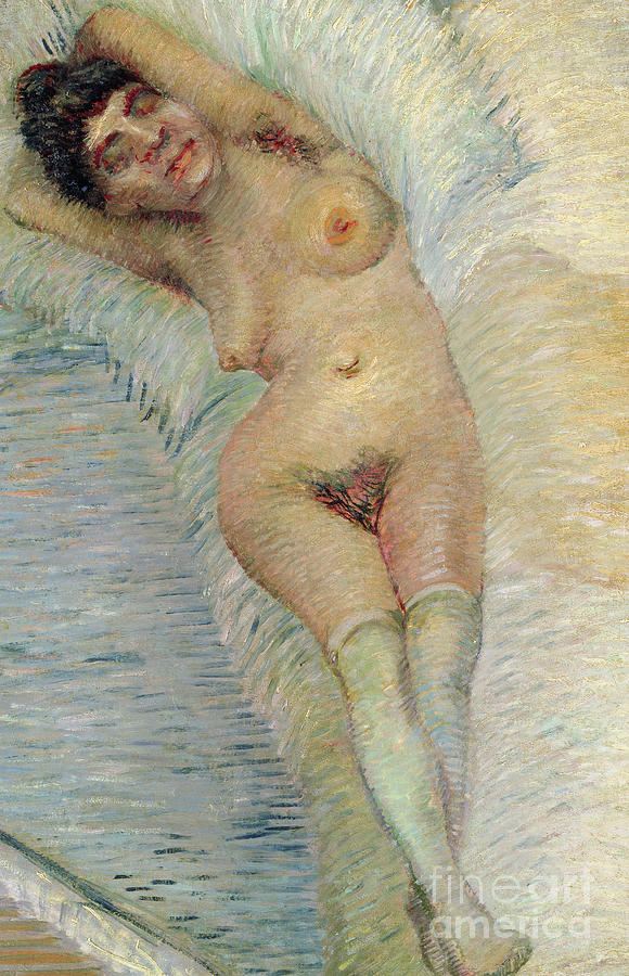 Nude Detail by Van Gogh Painting by Vincent Van Gogh