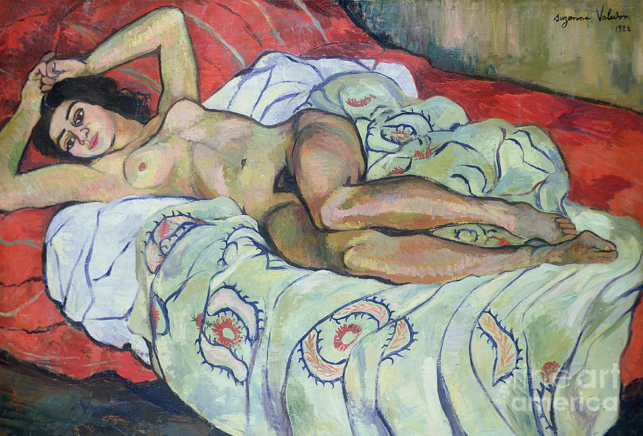 Nude Female Reclining, 1922 Painting by Marie Clementine Valadon