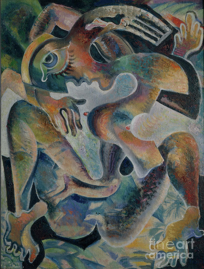 Nude In A Abstraction, 1926. Artist Drawing by Heritage Images