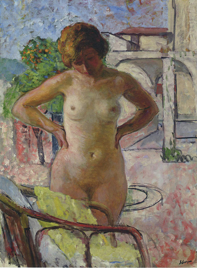 Nude In Provence Painting