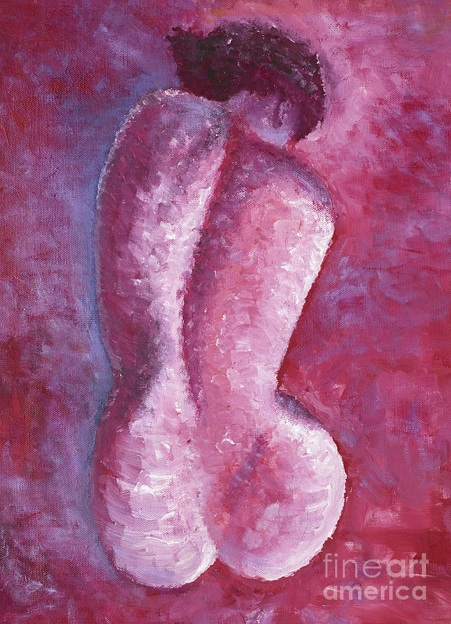 Nude Lady, Untitled Painting by Manuel Bennett
