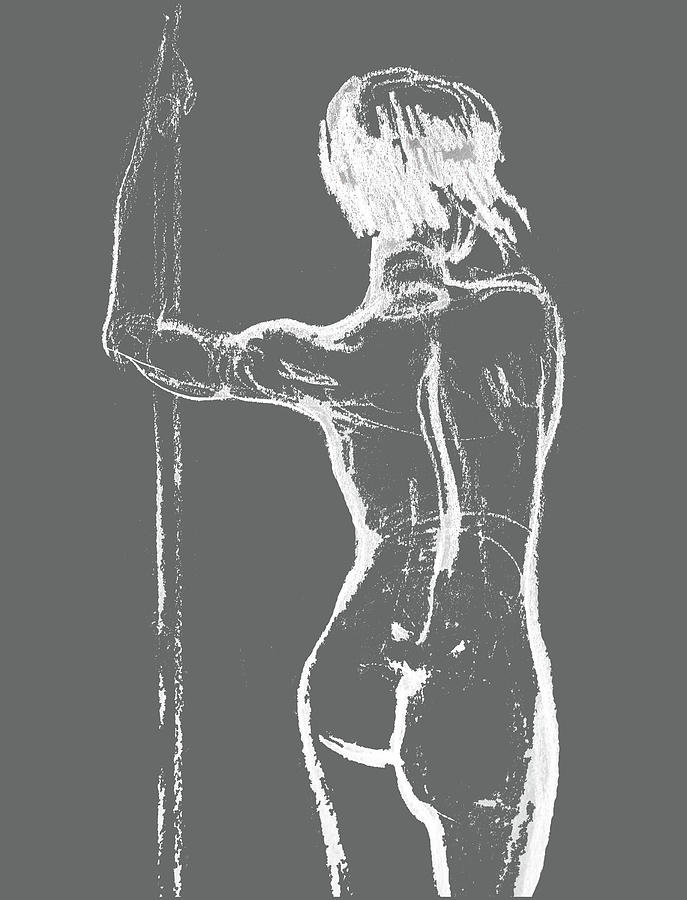 Nude Model Gesture XXXIII Painting by Irina Sztukowski