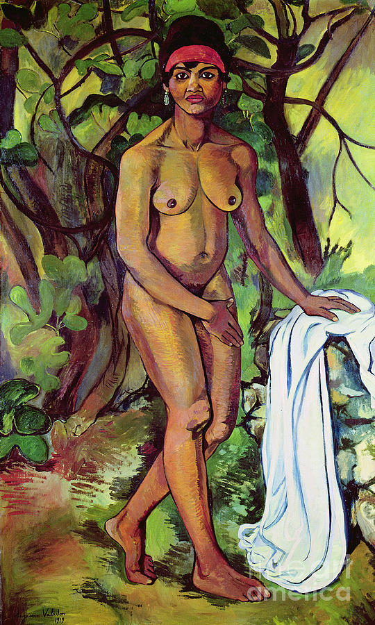 Nude Negress, 1919 Painting by Marie Clementine Valadon