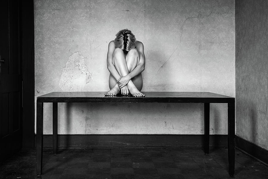 Nude on Table Photograph by Lindsay Garrett