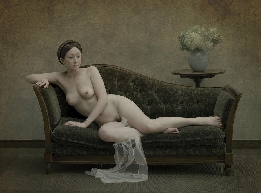 Nude On The Sofa Photograph by Fuyuki Hattori