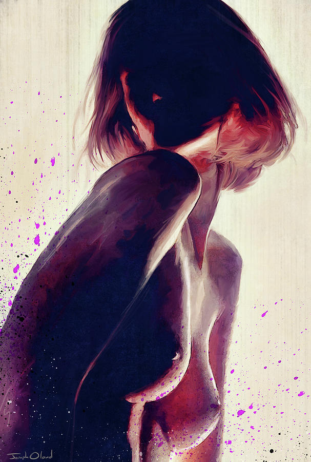 Fantasy Painting - Nude Silhouette by Joseph Oland