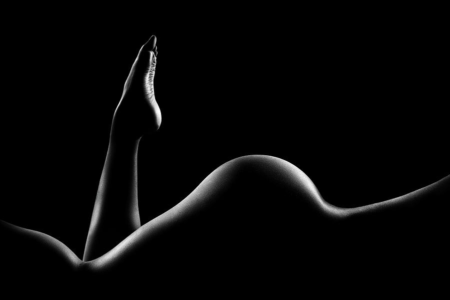 Woman Photograph - Nude woman bodyscape 14 by Johan Swanepoel