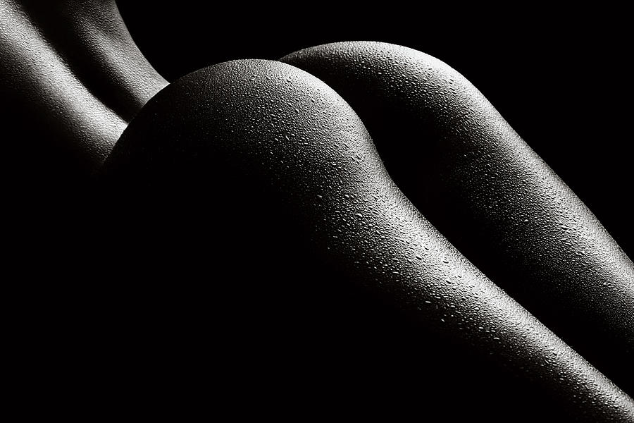 Woman Photograph - Nude woman bodyscape 43 by Johan Swanepoel