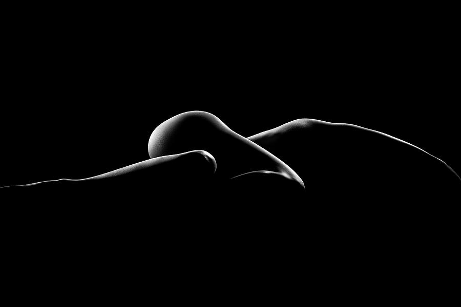 Woman Photograph - Nude woman bodyscape 7 by Johan Swanepoel