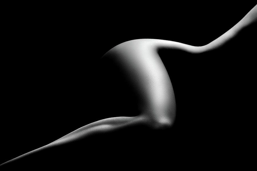 Woman Photograph - Nude woman bodyscape 9 by Johan Swanepoel