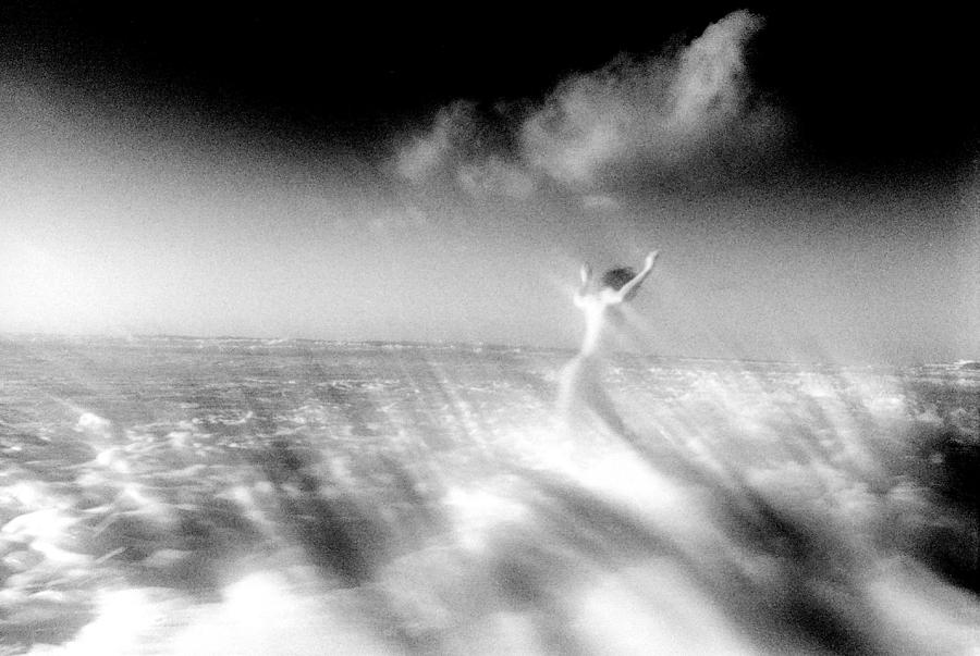 Nude Woman Running In Ocean Surf Photograph by Ade Groom Nude Woman Running In Ocean Surf Photograph by Ade Groom