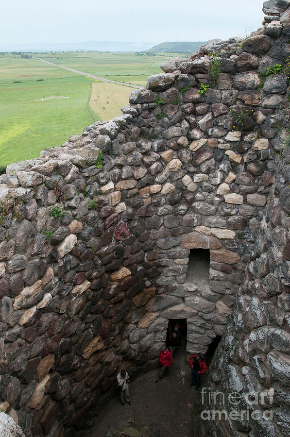 Nuraghe Su Nuraxi Tower Photograph by Marco Ansaloni/science Photo Library