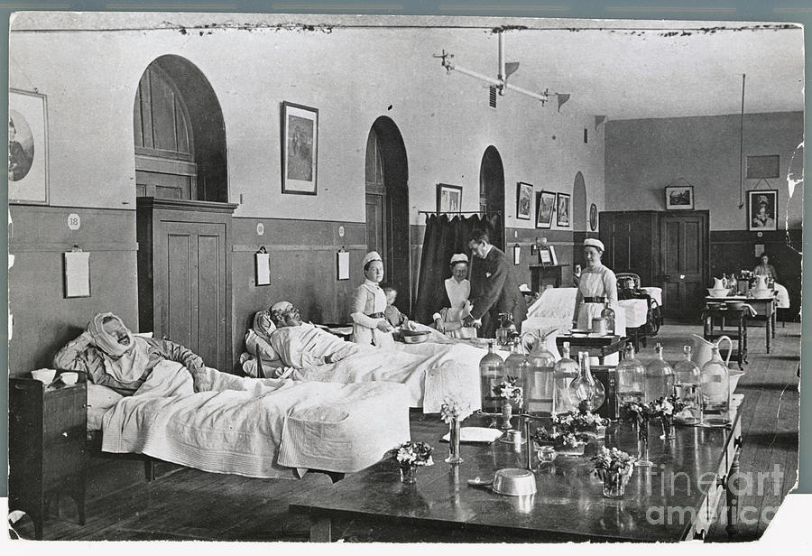 Nurses Attending To Patients Photograph by Bettmann