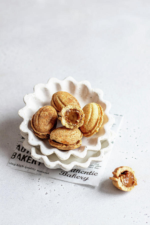 Nut Cookie Bites Photograph by Yulia Shkultetskaya