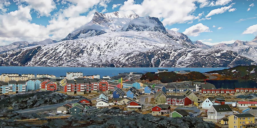 Nuuk Scandinavian Panorama by Anthony Dezenzio Nuuk Scandinavian Panorama by Anthony Dezenzio