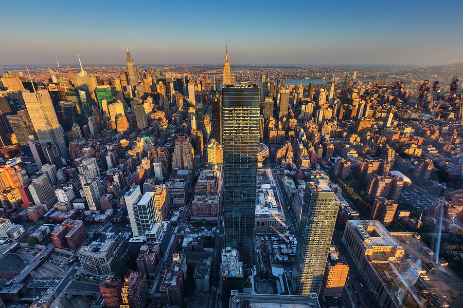 Ny, Nyc, Aerial View Of Midtown Digital Art by Lumiere - Pixels