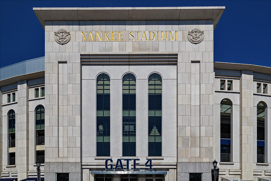 Aaron Judge Photograph - NY Yankee Stadium Gate 4 by Susan Candelario