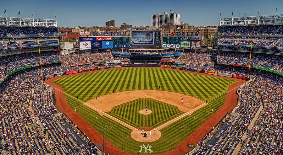 NY Yankees Stadium Photograph by Susan Candelario