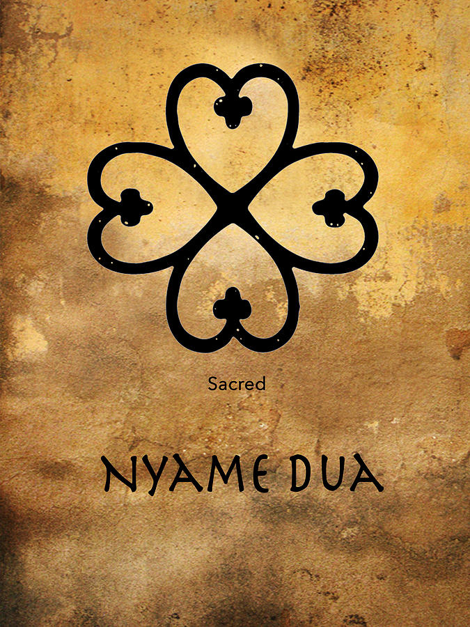 Nyame Dua Adinkra Symbol Digital Art by Kandy Hurley - Fine Art America