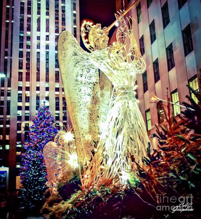 NYC Angel Digital Art by CAC Graphics