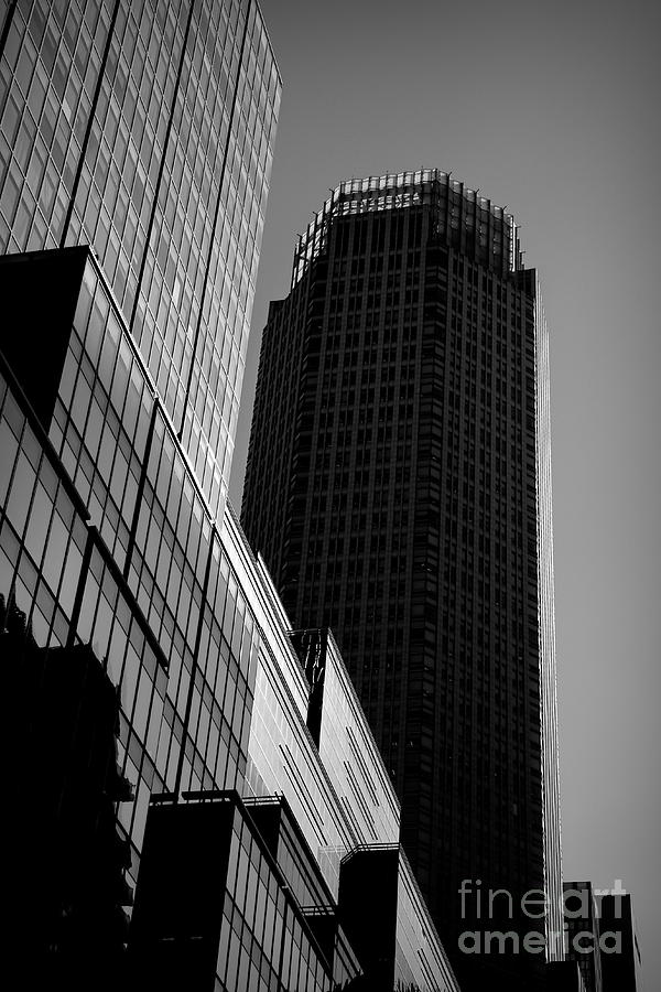 NYC Architecture Black White  Photograph by Chuck Kuhn