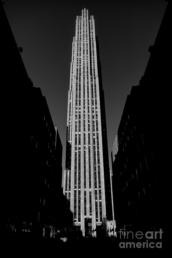 NYC Black White Architecture  Photograph by Chuck Kuhn
