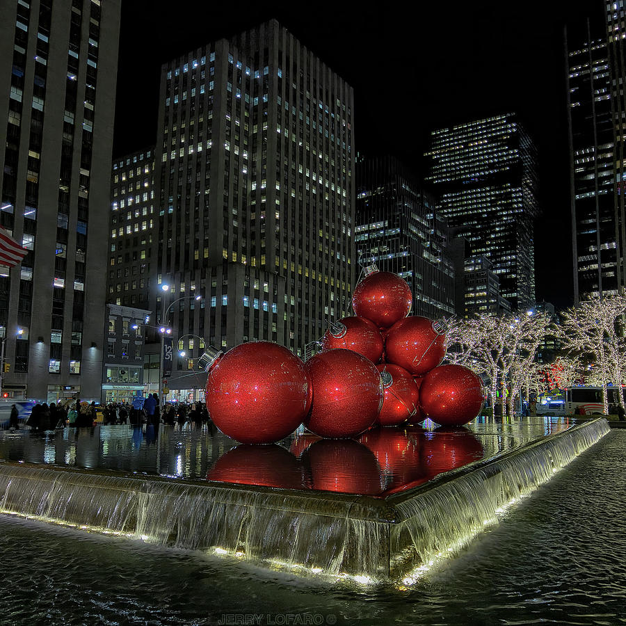 Christmas Photograph - NYC Christmas by Jerry LoFaro
