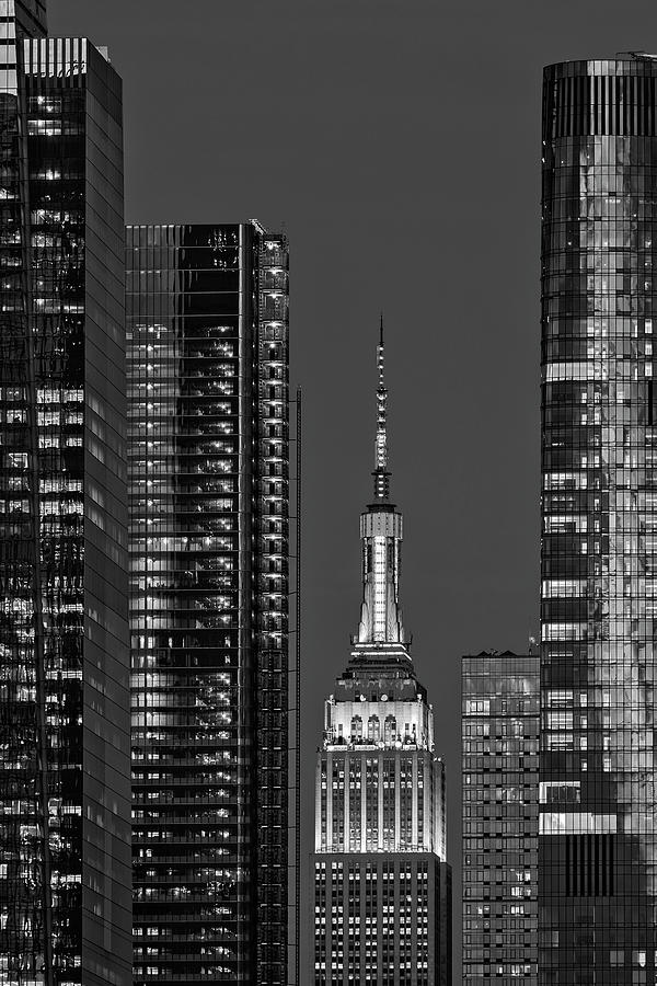 NYC Empire State Building ESB BW Photograph by Susan Candelario