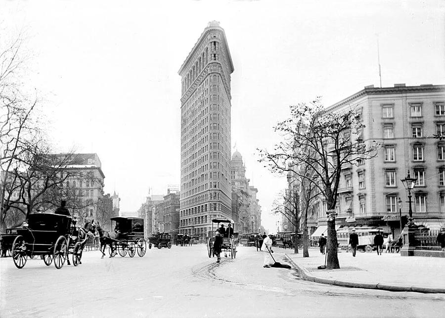 Nyc Flatiron Building 1902 Mixed Media by Jas Stem | Fine Art America