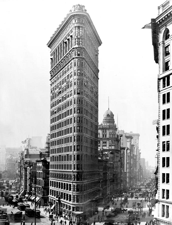 Nyc, Flatiron Building, 1910 Photograph by Science Source