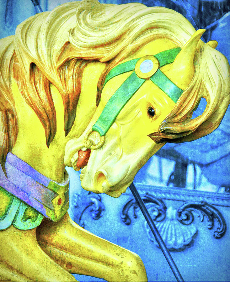 Up Movie Photograph - Nyc Golden Steed  by JAMART Photography
