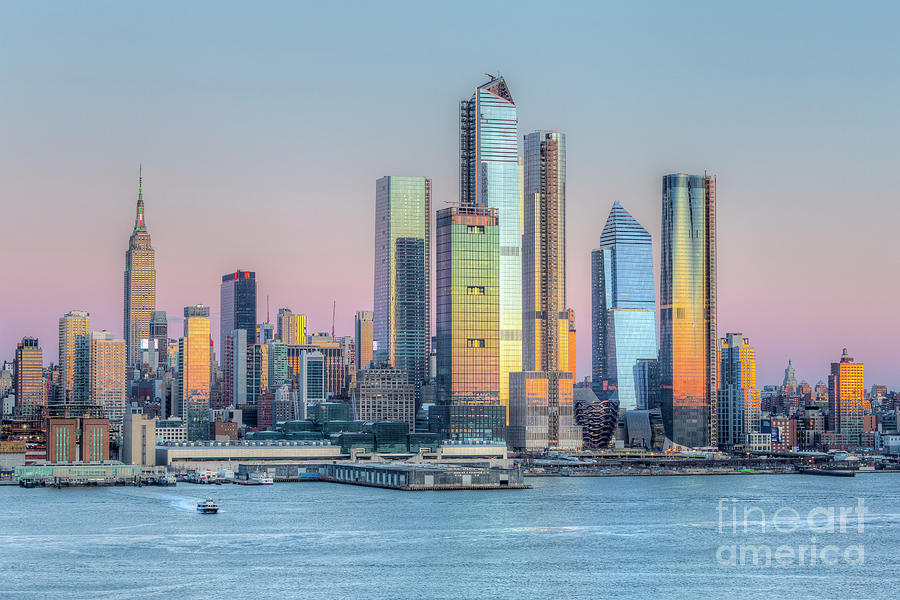 NYC Hudson Yards Development at Sunset I Photograph by Clarence Holmes